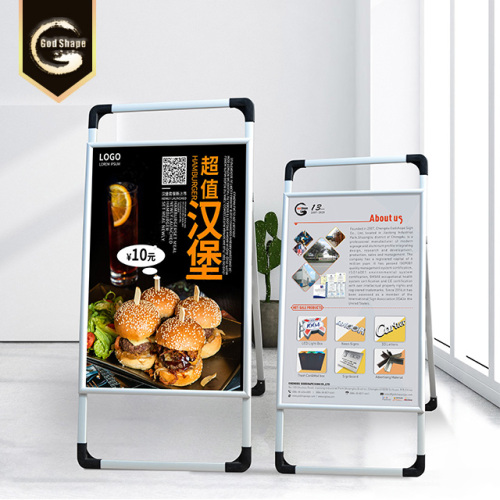 Custom A-Frame Poster Holders A-Board Pavement Signs