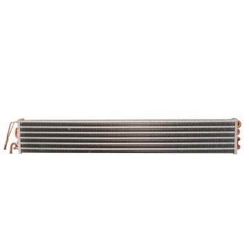 Copper tube aluminum fin condenser evaporator for deli cabinets