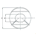 Acessórios de amarração Acessórios marinhos Fairlead