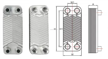 Titanium Heat Exchanger Brazed Plate Heat Exchanger