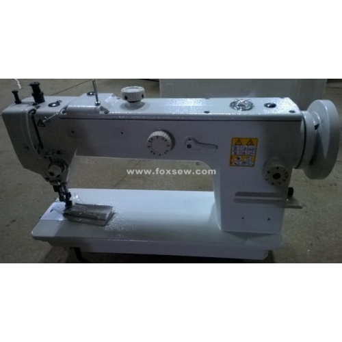 Single Needle Top and Bottom Feed Heavy Duty Lockstitch Sewing Machine