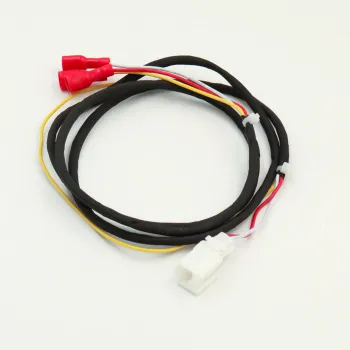 Red and Black Electronic Wire with LED for IEC Female Connector in Computer Applications