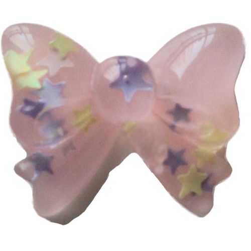 Neuartiger klarer transparenter netter Schmetterling Bowknot-Harz-flacher Rückseiten-Cabochon-bunte schöne lose Perlen für Dekoration DIY