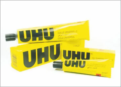 Ma06-004 Miniature Modeling Tools Scale Model German Uhu Rubber 35ml / 125ml