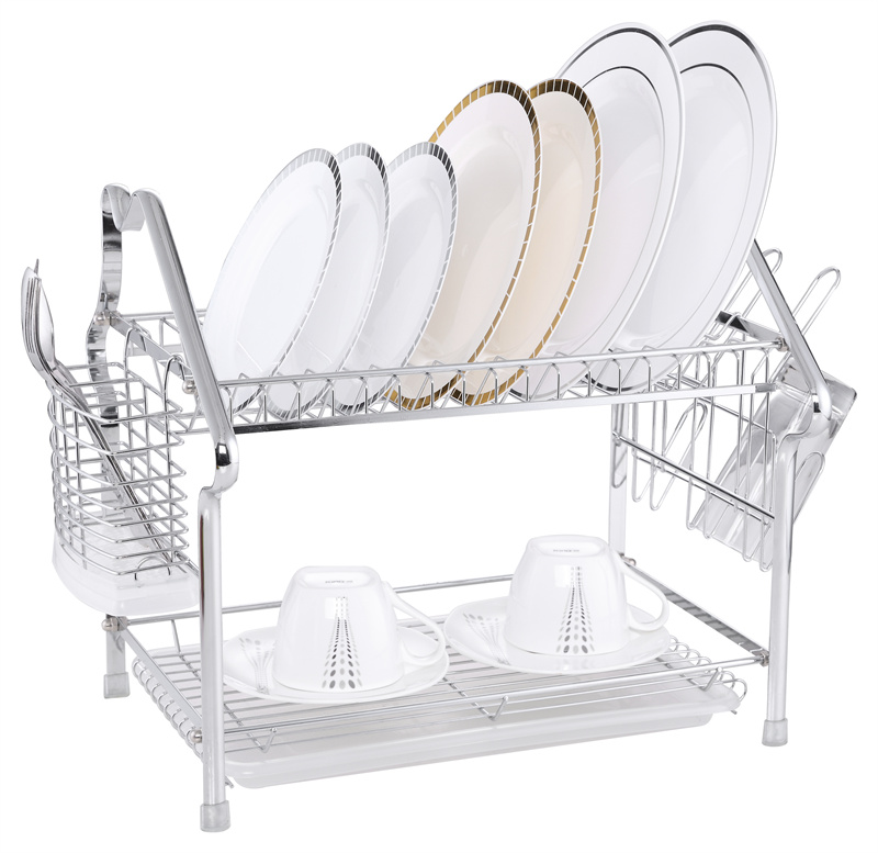 Großes Bestes Dish Rack Schwarz