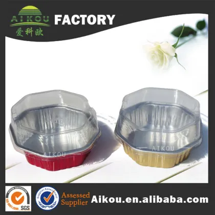 Smooth wall coated colorful disposable cake mould jam /jerry/ice cream /cake cup