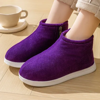 Warm non-slip shoes for the elderly