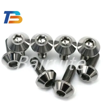 Factory Direct GR5 Titanium Fairing Bolts for Motorcycle Modifications