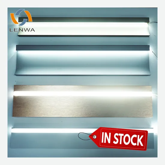 LENWA ALUMINIUM 100mm Luminous LED Duct Lights - Aluminum Illuminated Skirting LED Baseboard (5 Inch)
