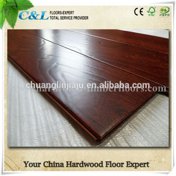 Antique elm engineered wooden parquet flooring