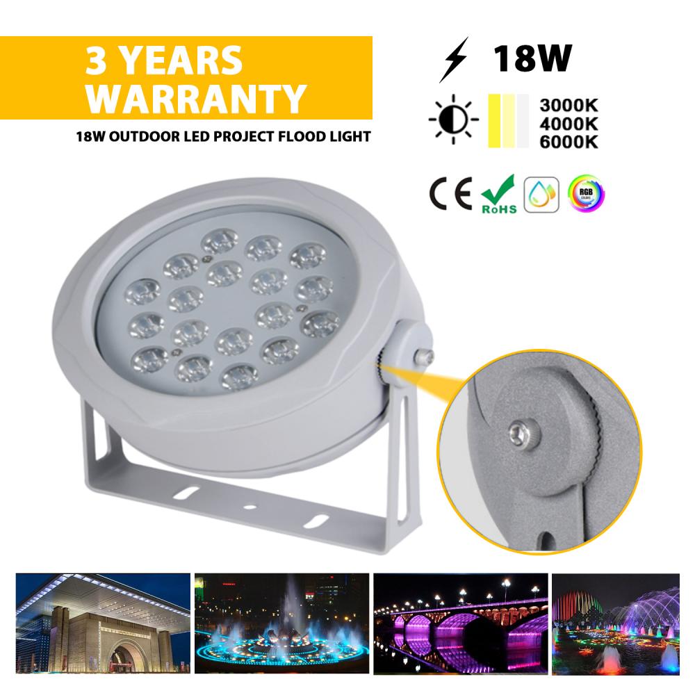 RGB Ip65 Aluminum ourdoor flood lamp muticolour