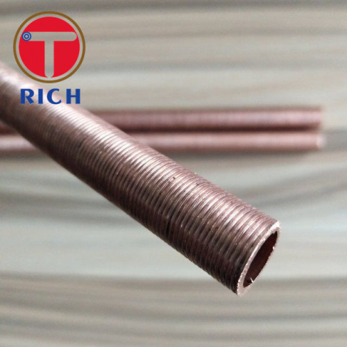 Seamless Copper Low Fin Tube C10200 B75