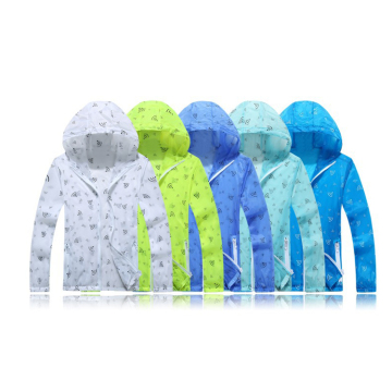 durable nylon material blank women jacket windbreaker