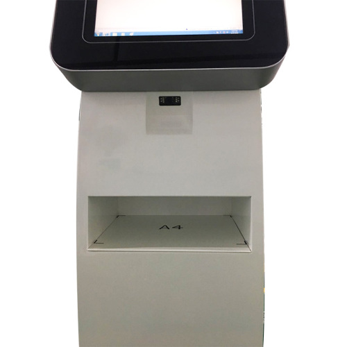 Ang self-service a4 dokumento scanner kiosk na may barcode scanner