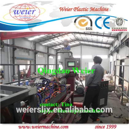 hydraulic tube PE spiral wrapping band production line with CE certificated