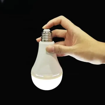 หลอดไฟ LED ฉุกเฉินพร้อมแบตเตอรี่แบบชาร์จไฟได้