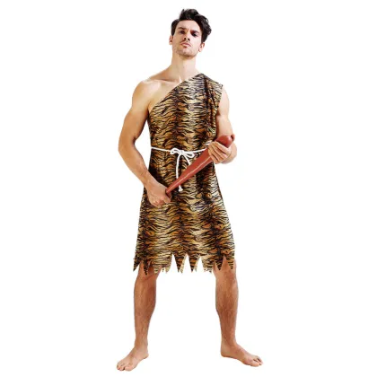 Wholesale Haunted House Caveman Costume for Adult Halloween