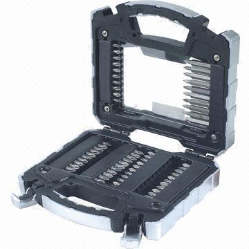 66-piece screwdriver bits set, nice designed case with clear lid