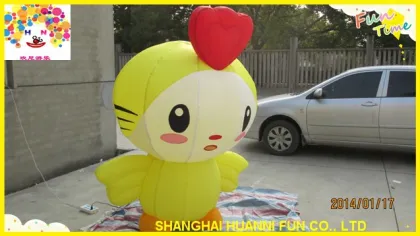 2015 new design chicken model advertising inflatables