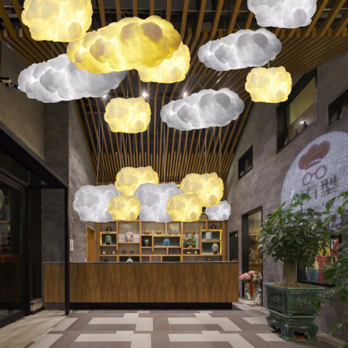 Indoor living room bedroom cloud pendant light