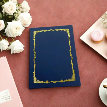 پوشه فویل طلای لوکس برای برندینگ ممتاز