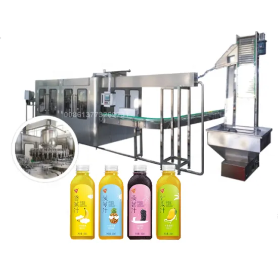 Automatic Fresh Juice Making Machine with Bottle Filling for Sale in Flavored Water Juice Plant