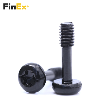 M4x15 / 6mm Невыпадающий винт Torx из нержавеющей стали Dacromet, черный