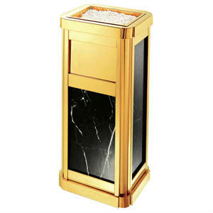 Titanium Lobby Ash-Bin /Ashtray Bin #Lobby Supplies