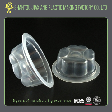 Eco friendly plastic small takeaway cup for pudding