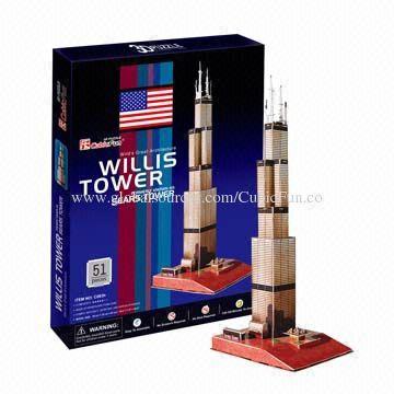 Building Set, Made of Paper and Foam, 1,000 Pieces MOQ