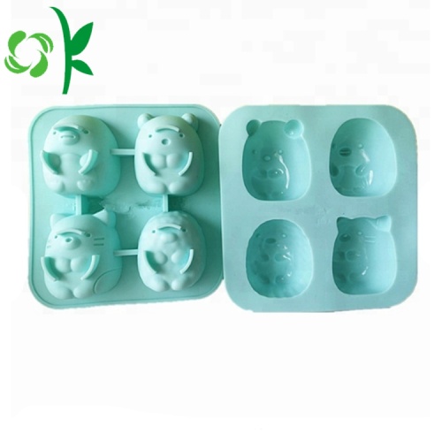 Silicone 4Cake khuôn dễ thương Cartoon nướng khuôn