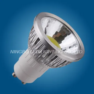 5W GU10 Clear Glass Cover COB LED Light