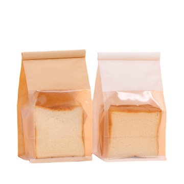 paper bags with twist tie Bakery Biscuit Cookies Packaging Kraft Paper Bag
