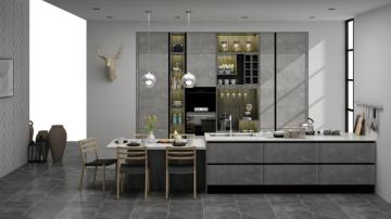 2020 Oulin modern design kitchen cabinet for sale