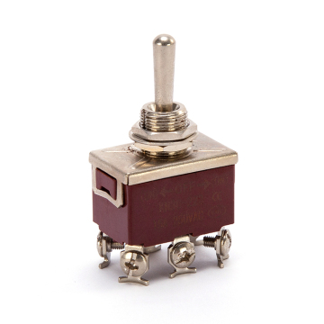 DPDT ON OFF ON 3 Position Toggle Switch with Hitch Terminals
