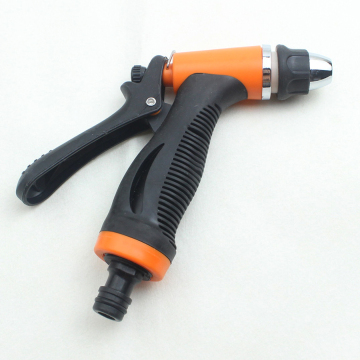 Adjustable Spray Plastic Car Washing Water Gun with Short Nozzle for Home Cleaning