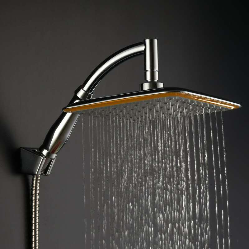 sanitaryware high-pressure shower head bathroom shower single function square overhead shower