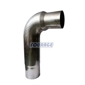 90 Degree Stainless Steel Automotive Exhaust Pipe Elbow 2 inch to 10 inch Diameter for Trucks