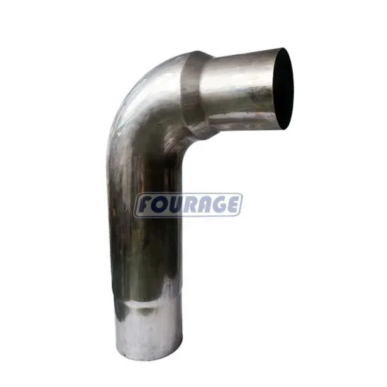 90 Degree Stainless Steel Automotive Exhaust Pipe Elbow 2 inch to 10 inch Diameter for Trucks