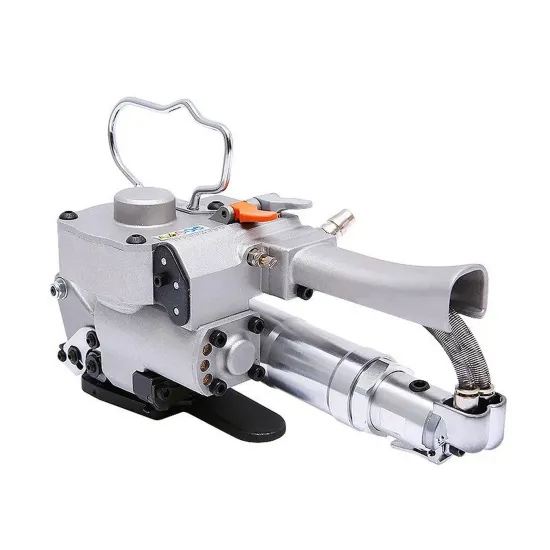 Plastic and steel tape strapping equipment