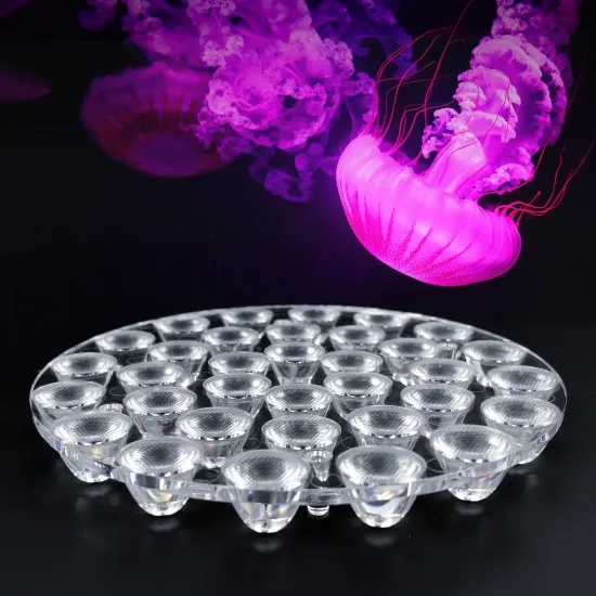 PMMA Aquarium LED Lighting Lens - 45 Degree 3535 SMD Lenses Flood Light Lens