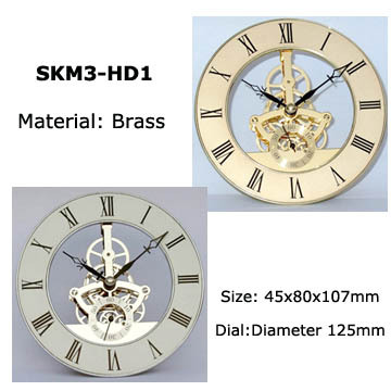 Metal Quartz Skeleton Clock Movement SKM3-HD1