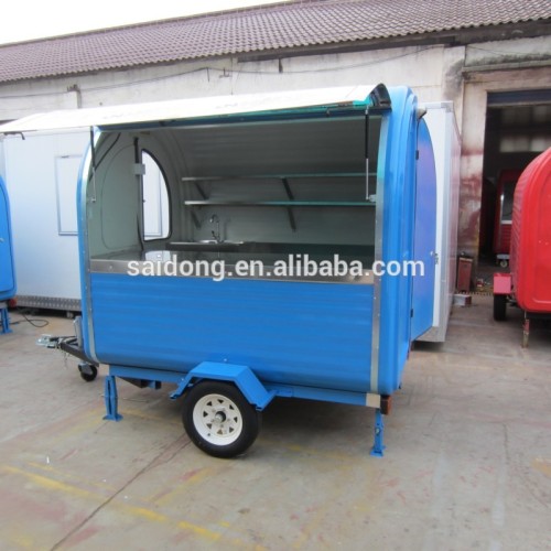 Convenient New Style Food Kiosk Trailer Mobile Food Carts for Sale with CE