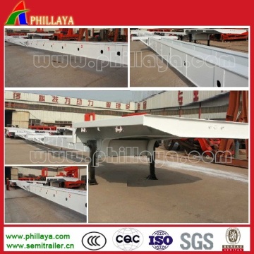 Hydraulic Gooseneck Lowbed Extendable Trailer for Windblade Transportation