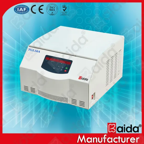 TGL16A Bench High speed angle rotor centrifuge
