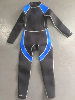 Commercial blue diving neoprene wetsuit women