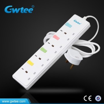 4 way 13 A UK Standard electrical sockets with individual switches  Quality Assured