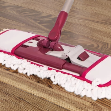 Casa fácil: tipo de pano cozinha doméstica absorvente de madeira piso de madeira MOP plano