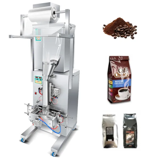 High Efficient Automatic Coffee Powder Sealing and Packing Machine with Pneumatic Medium Gusset Bag Packaging