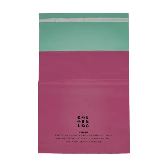 clothings bagged packaged courier custom poly mailers